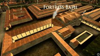 Animation of ancient Roman Fort in Caerleon Wales [upl. by Lidaa236]