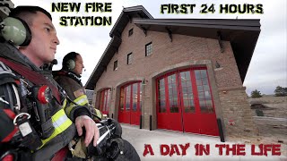 First 24 Hours in a New Fire Station  A Day in the Life [upl. by Wilinski605]