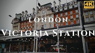 London Victoria Station Walk Through England 4K [upl. by Narad]