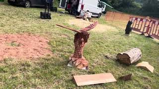 A fabulous range of wooden sculpture at Caerleon festival 2024 [upl. by Landis]