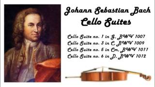 Johann Sebastian Bach  Cello suites in 432 Hz great for reading or studying [upl. by Alyhs495]