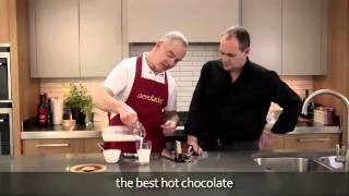 How to make a hot chocolate using an aerolatte milk frother [upl. by Pape444]