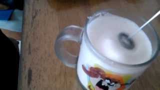 Aerolatte Review Frothing Cold Milk In Under 1 Minute [upl. by Avie]